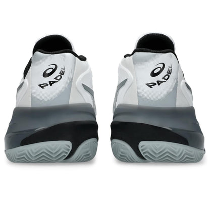 ASICS Men's Gel-Resolution X Padel Tennis Shoes, White/Steel Grey
