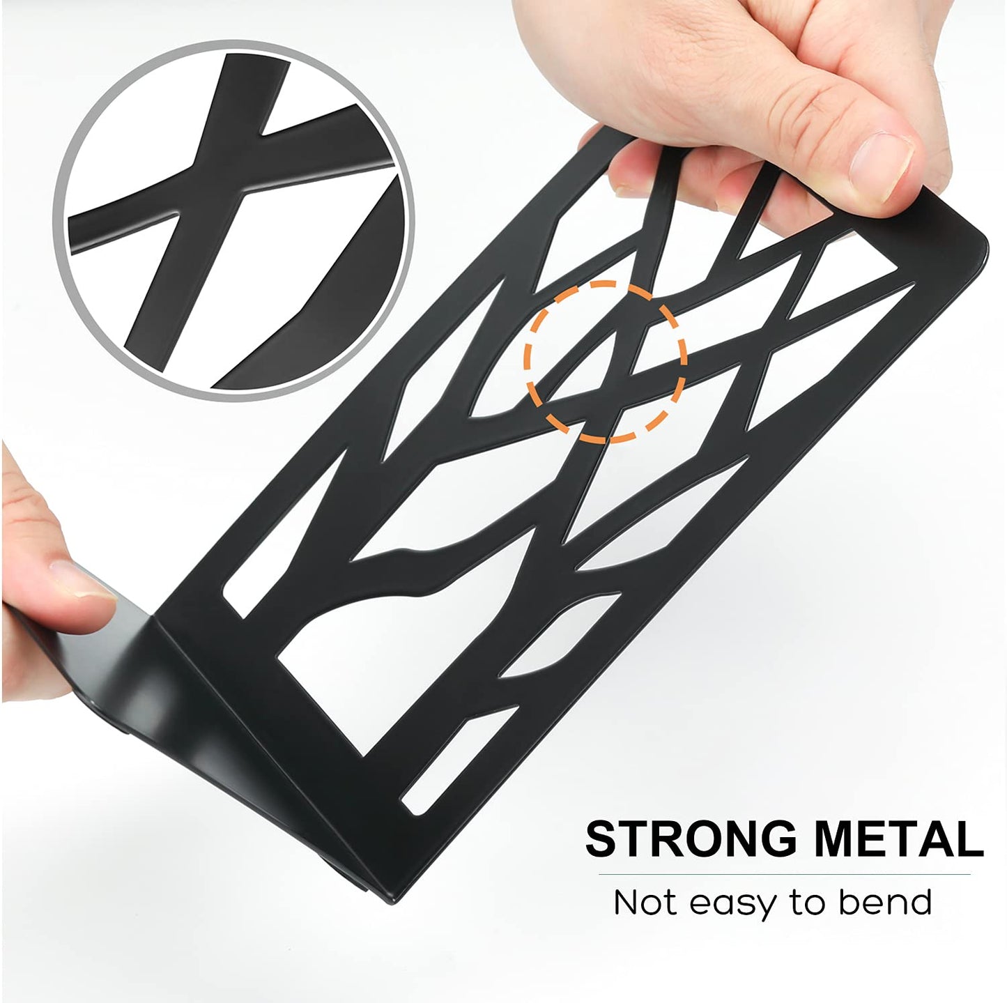 MaxGear Sujetalibros con Diseño de Árbol (8 Pares)