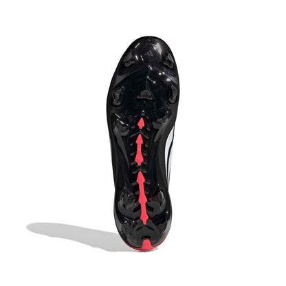 adidas Unisex League Firm Ground, Black/White/Lucid Red
