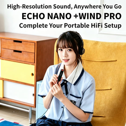 Reproductor de Música Retro HiFi FiiO SNOWSKY Echo Nano (Negro)