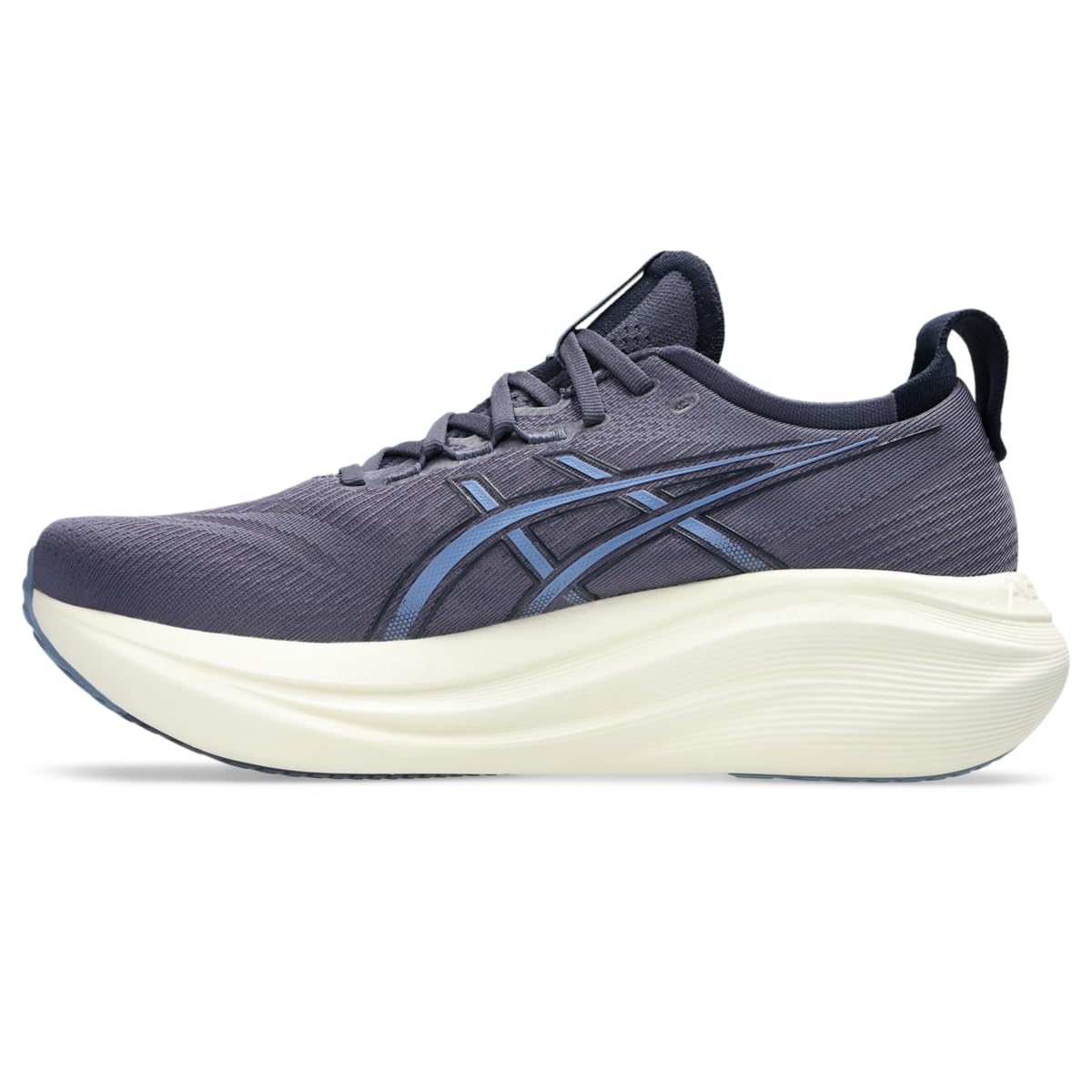 ASICS Men's Gel-Nimbus 27 Running Shoe, Indigo Fog/Denim Blue