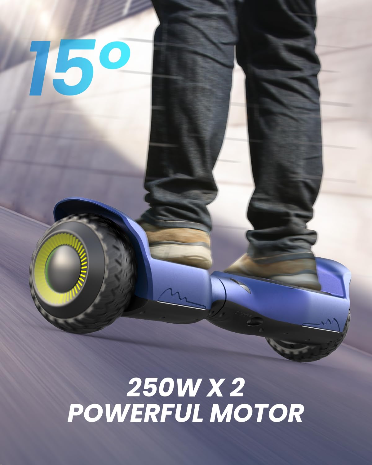 Gyroor Scooter de Autoequilibrio Todo Terreno G13 (Black)