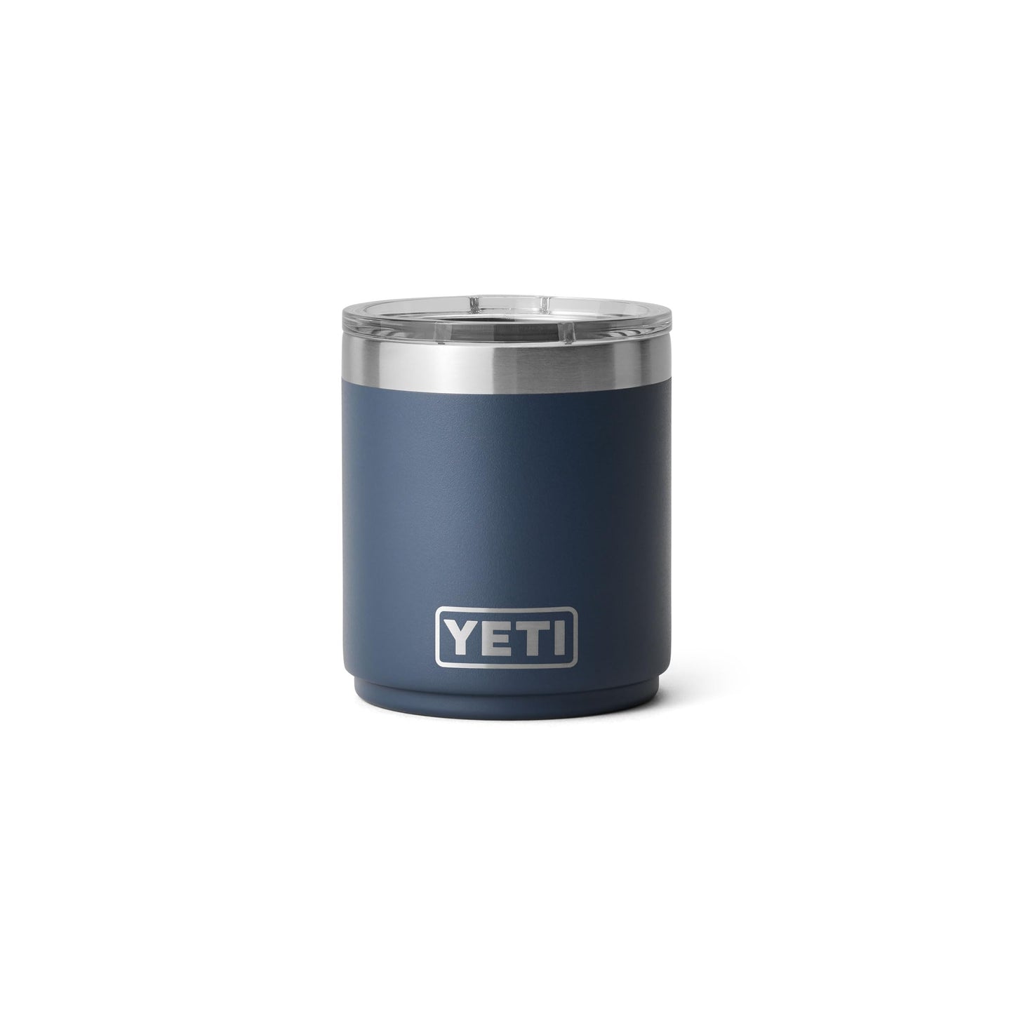 YETI Rambler 10 oz Ceramic Lined Lowball 2.0, Vacuum Insulated with MagSlider Lid, Navy