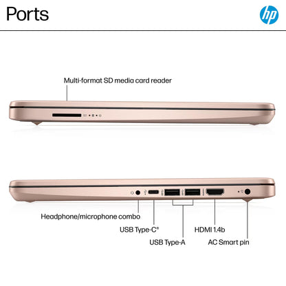HP Laptop Delgada de 14" 2025 (628GB / Rose Gold)