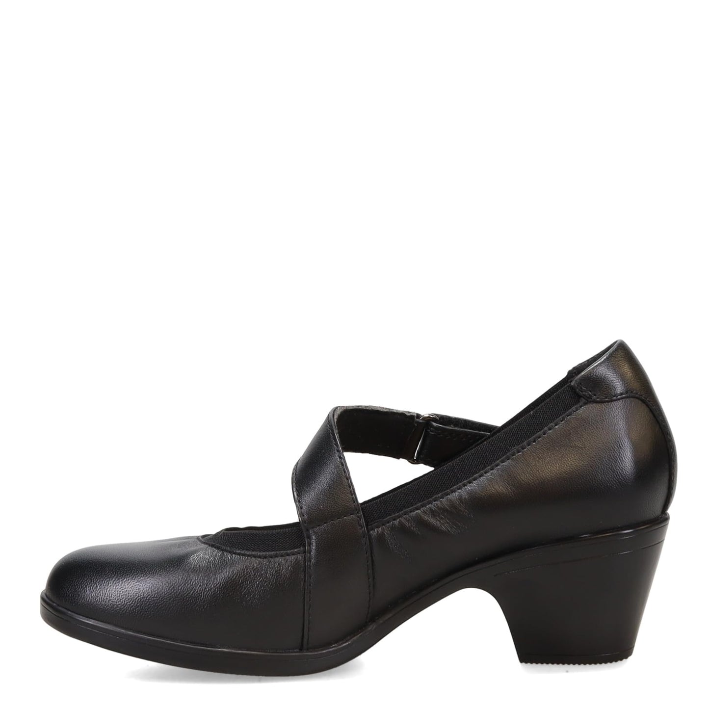 Clarks Black's Emily 2 Mabel Pump, Black Leather