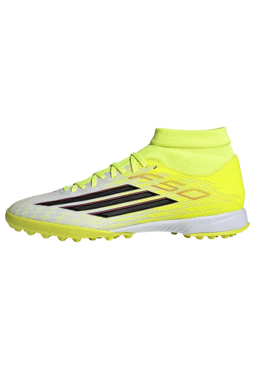 adidas Unisex-Adult F50 League Mid Turf, Team Solar Yellow/Black/Lucid Red