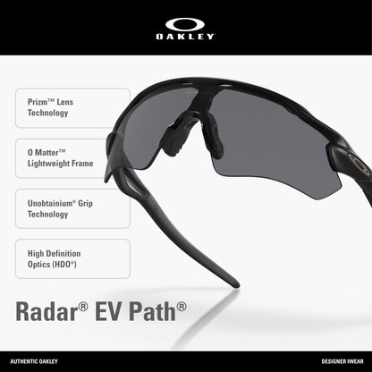 Oakley Lentes de Sol Radar EV Path OO9208 (Negro Mate / 38MM)