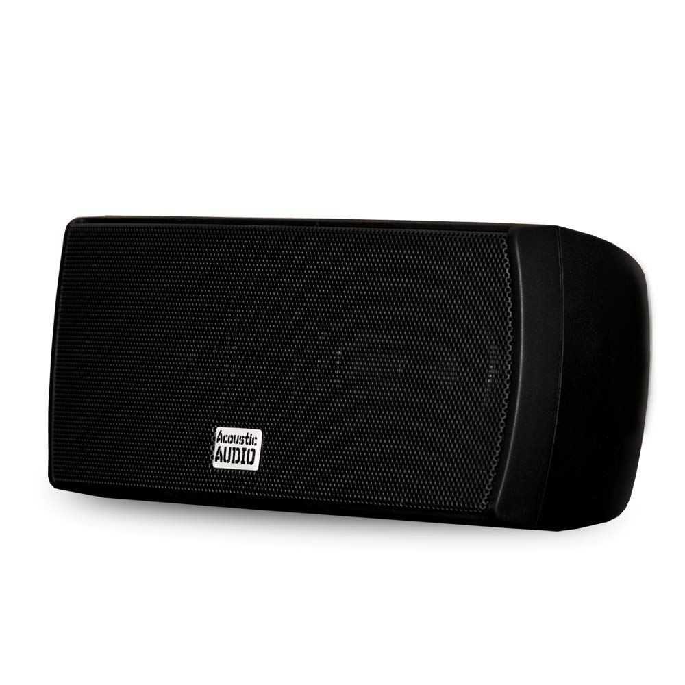 Acoustic Audio by Goldwood Altavoz Central de Interior Montable (Negro / 2.5 Pulgadas)