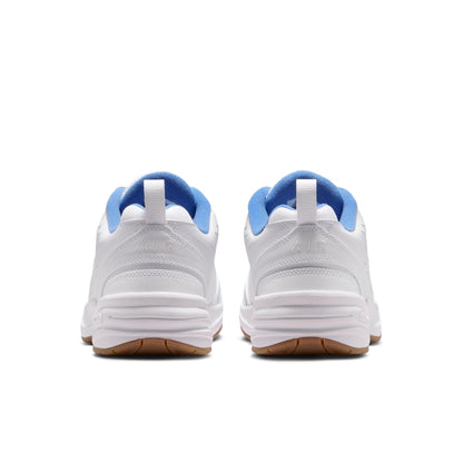 Nike Men's Air Monarch IV Workout Shoes, White/White-Indigo Storm-Gum Light Brown