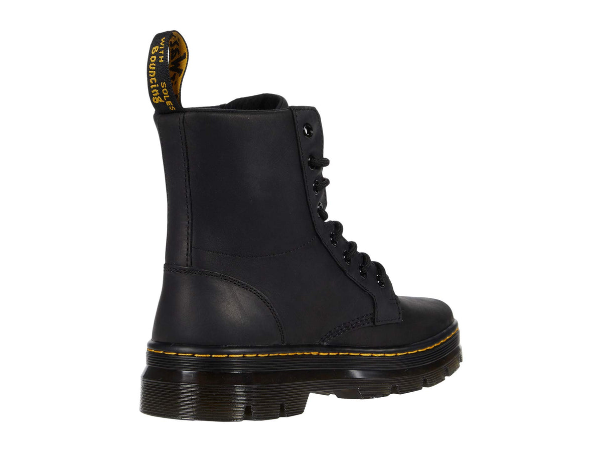Dr. Martens unisex adult Lace Fashion Boot, Black Wyoming