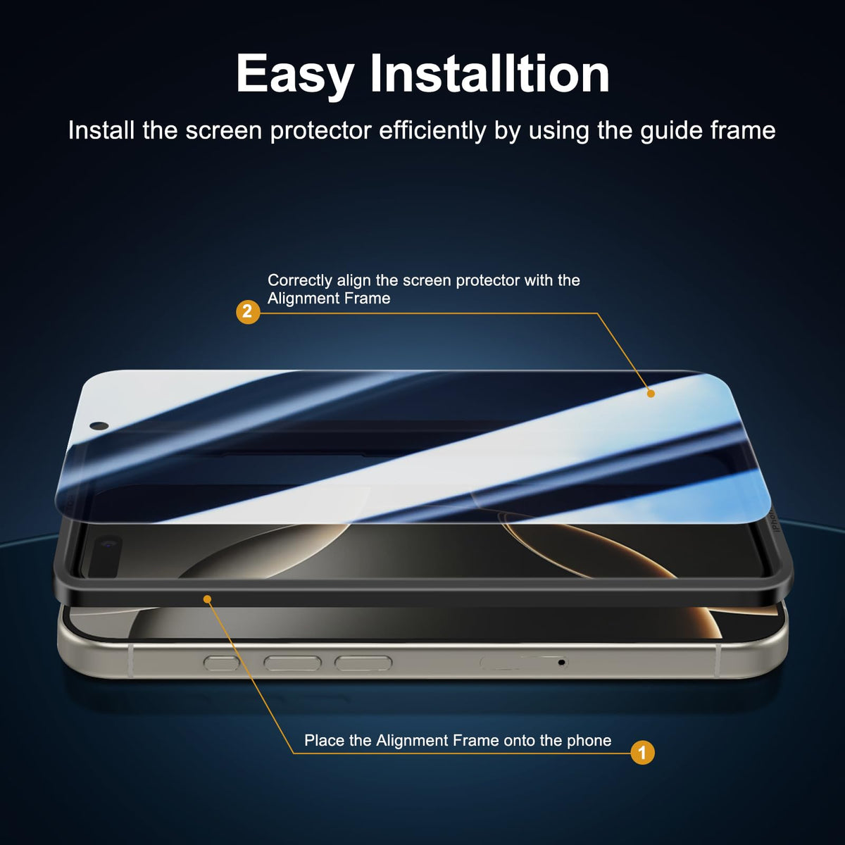 NEW'C Protector de Pantalla de Privacidad (iPhone 17 / 17 Pro / 16 Pro)