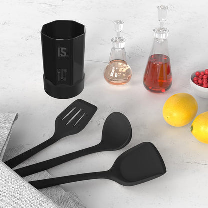 AOTHOD Set de Utensilios de Cocina de Silicona (Libre de BPA)