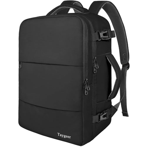 Taygeer Mochila de Viaje para Laptop de 15.6" (Negro)