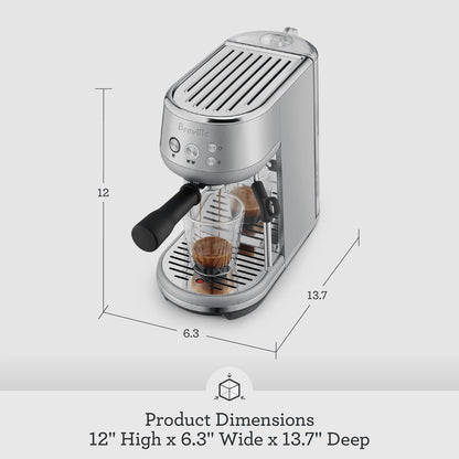 Breville Máquina de Espresso Bambino BES450BSS (Acero Inoxidable Cepillado)