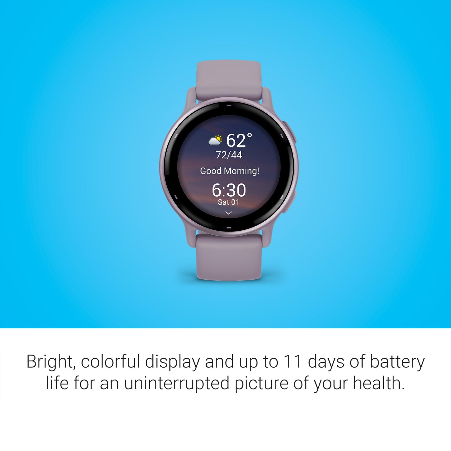Garmin vívoactive 5 Reloj Inteligente GPS (Orquídea)