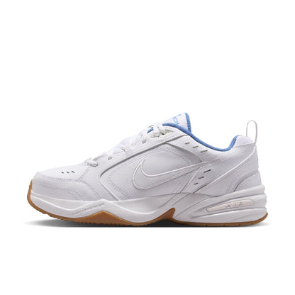 Nike Men's Air Monarch IV Workout Shoes, White/White-Indigo Storm-Gum Light Brown