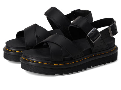 Dr. Martens Women's Voss II Sandal, Black Athena Leather