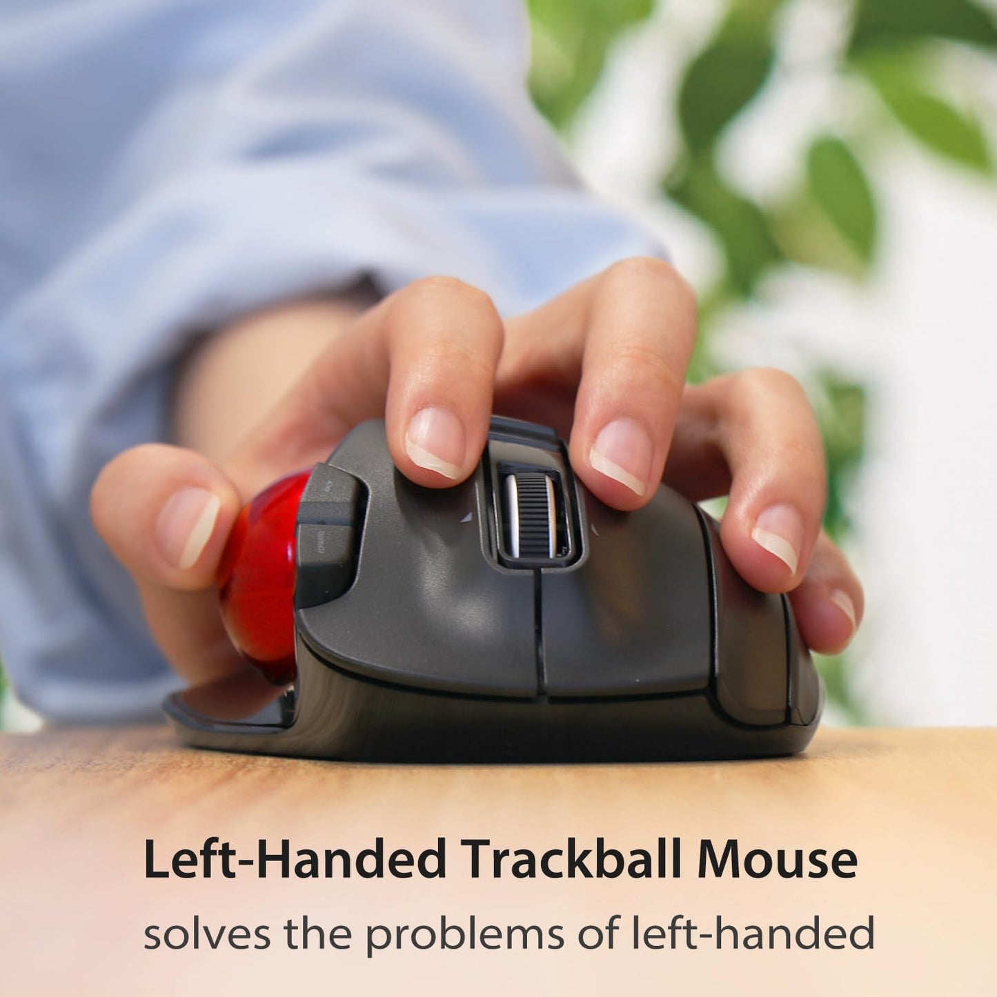 ELECOM Ratón Trackball para Zurdos EX-G (2.4 GHz)
