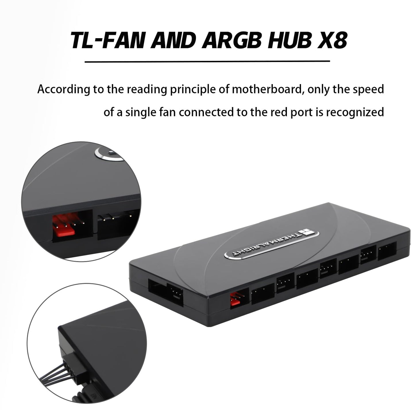 Thermalrlght Controlador de Hub de Ventiladores REV. A (12V)