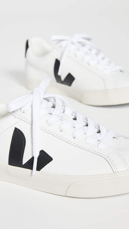 Veja Women's Esplar Logo Sneakers, Extra White/Black