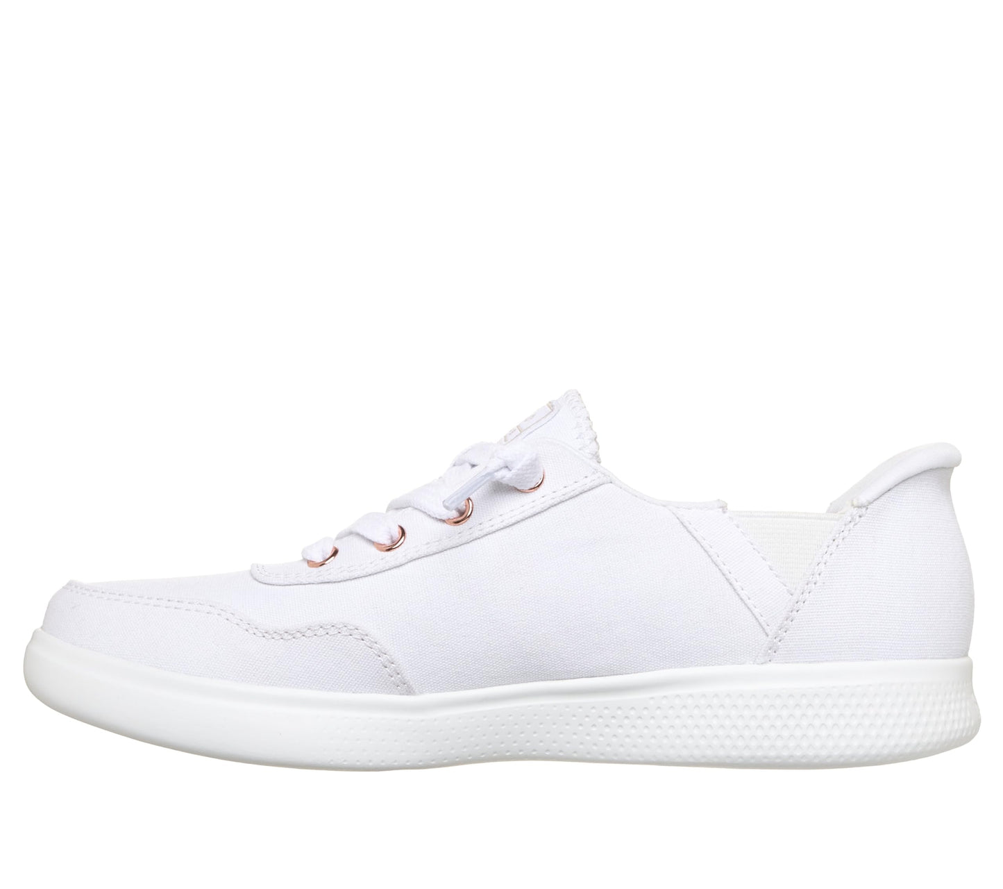 Skechers Women's Hands Free Slip-Ins Skip Cute - B Cute Sweet Sneaker, White