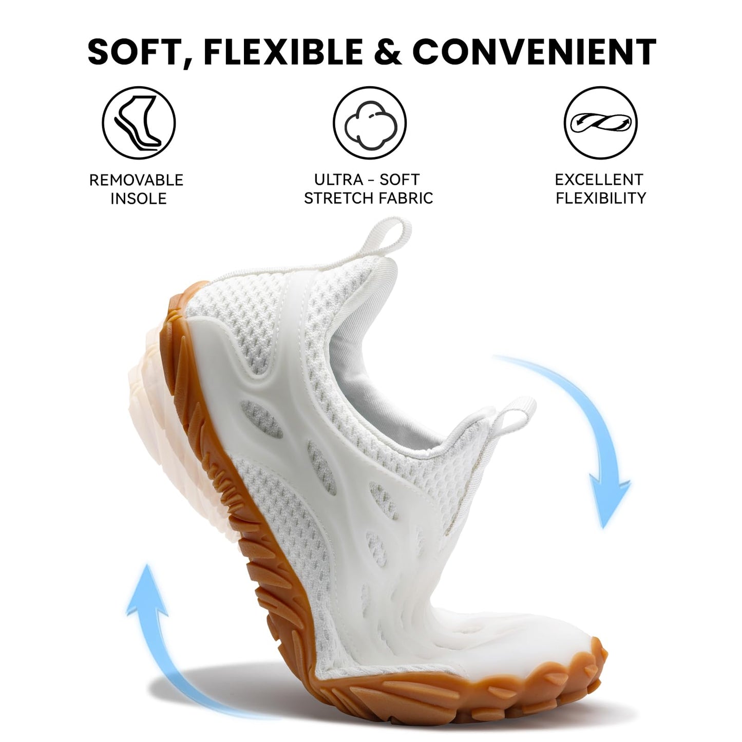 Bare Frog Barefoot Shoes Women Men Fashion Sneakers - Zero Drop Wide Toe Box Shoes Comfortable for Hiking, Walking, Gym, Fitness, Trail Running, Casual Outdoor & Daily Wear - Non-Slip Beach Water Shoe