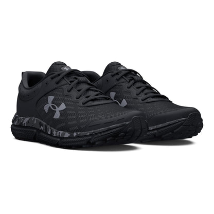 Under Armour Men's Charged Assert 10 Shoes, (001) Black/Black/Pitch Gray