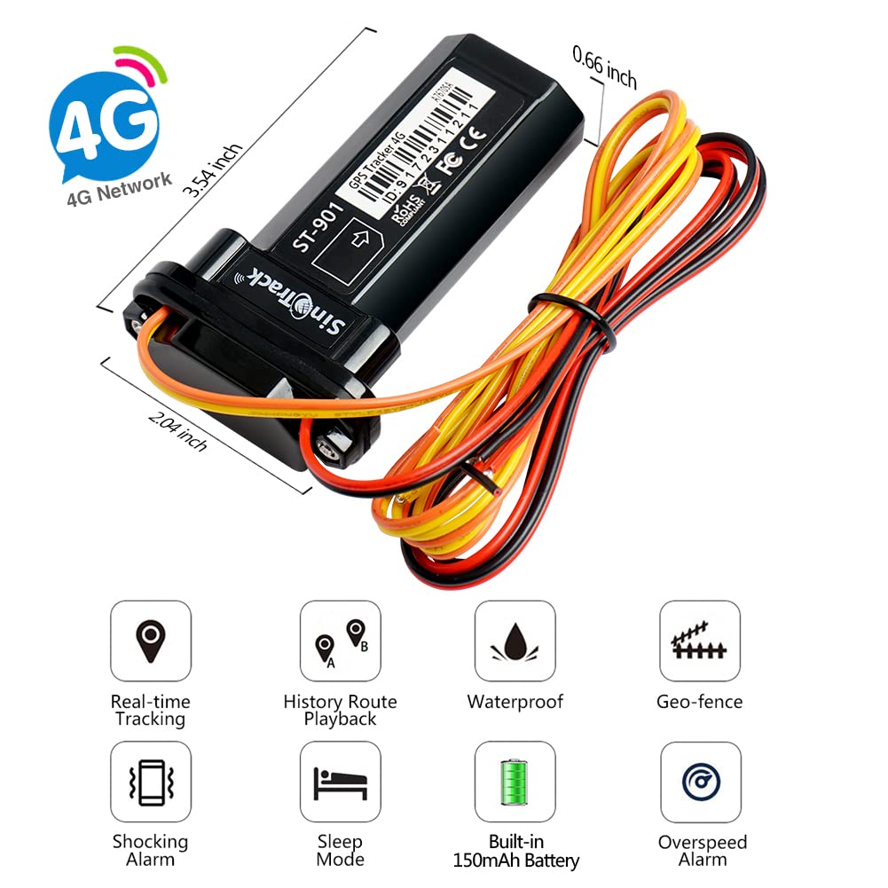 Localizador GPS SinoTrack 4G para Vehículos