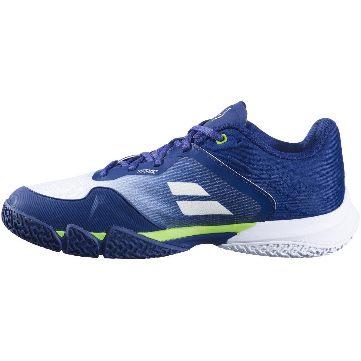 Babolat Men's Premura 3 Lebron Padel Shoes, Blue Depths/Green, US
