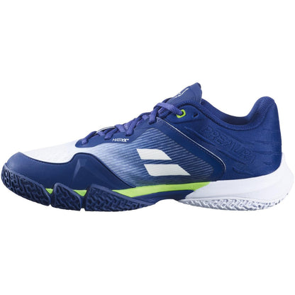 Babolat Men's Premura 3 Lebron Padel Shoes, Blue Depths/Green, US