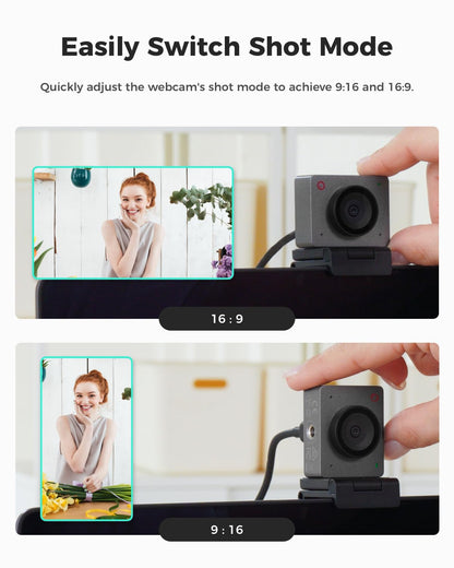 OBSBOT Cámara Web Streaming Meet SE 1080P 100FPS (Gris Espacial)