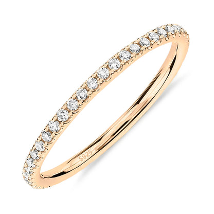 PAVOI Anillo Apilable de Plata 925 Bañado en Oro 14K (Talla 7)