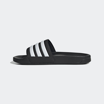 adidas Sandalias Adilette Shower para Adulto (Talla 8 / Negro y Blanco)
