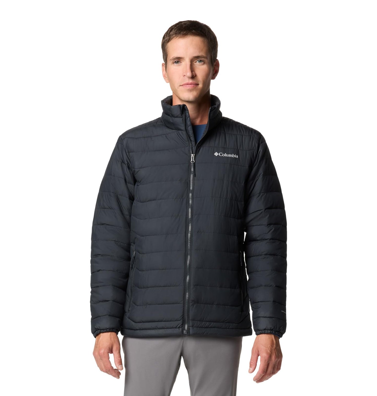 Columbia Chaqueta Acolchada con Aislamiento para Hombre (Negro / Talla M)