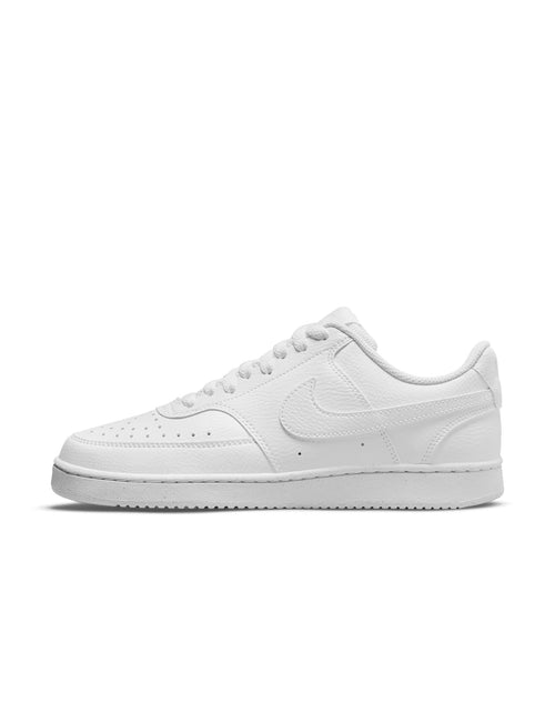 Nike Women's Court Vision Low Next Nature Shoes, White/White-White