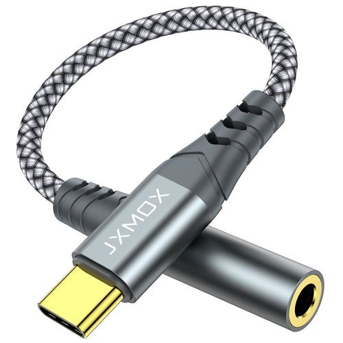 JXMOX Cable Adaptador de Audio Tipo C a Hembra de 3.5mm