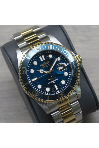 Invicta Mens Pro Diver Quartz Watch, Two Tone, 30021