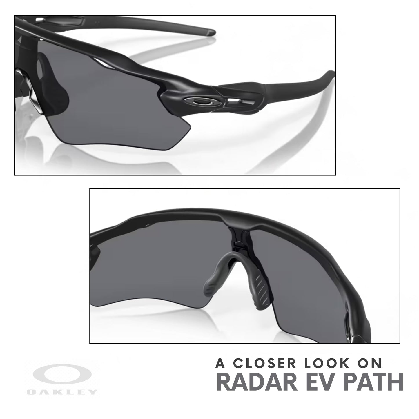 Oakley Lentes de Sol Radar EV Path OO9208 (Negro Mate / 38MM)