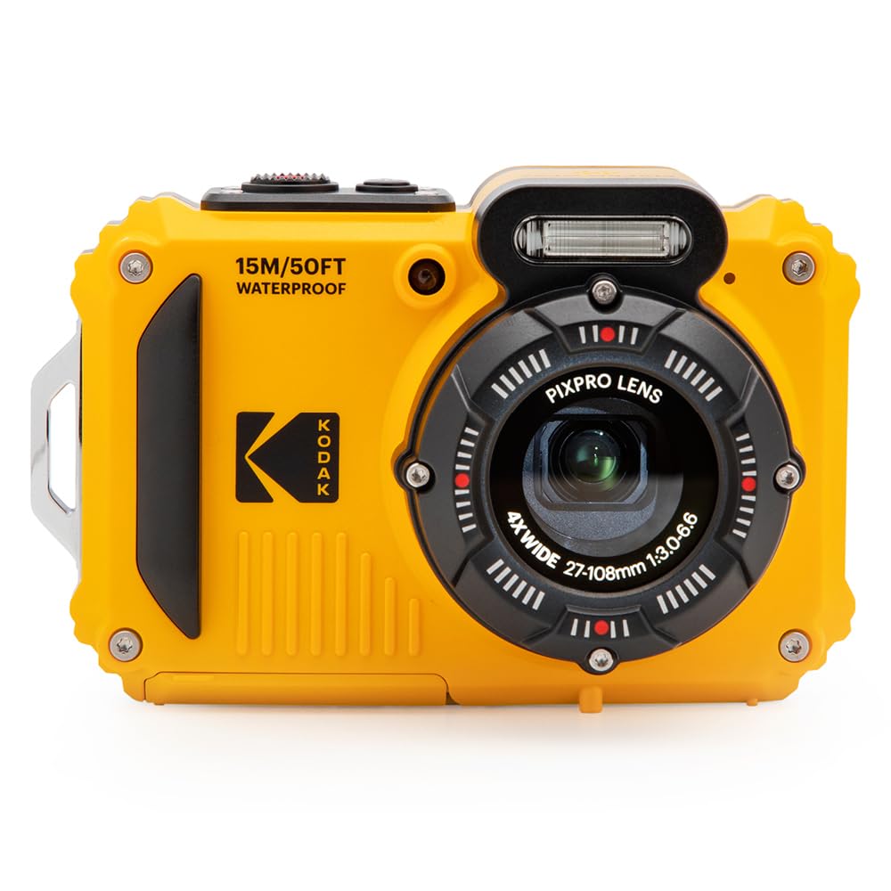 KODAK Cámara Digital Impermeable PIXPRO WPZ2 (Amarillo / 16MP)