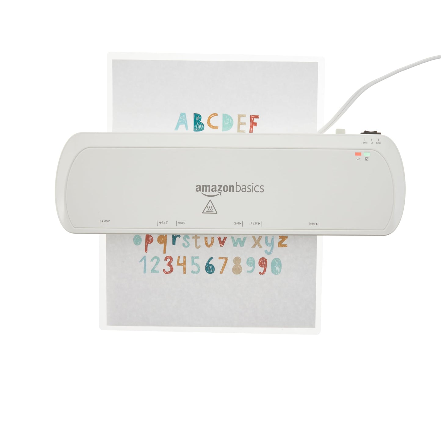 Amazon Basics Hojas para Plastificar Transparentes (Paquete de 100)
