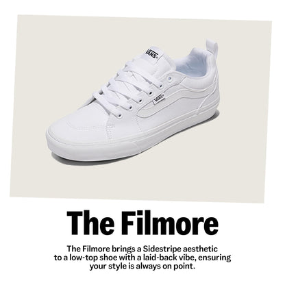 Vans Men's Filmore Shoe - Low-Top Fashion Sneakers, Footwear for Work, Walking & Casual Wear