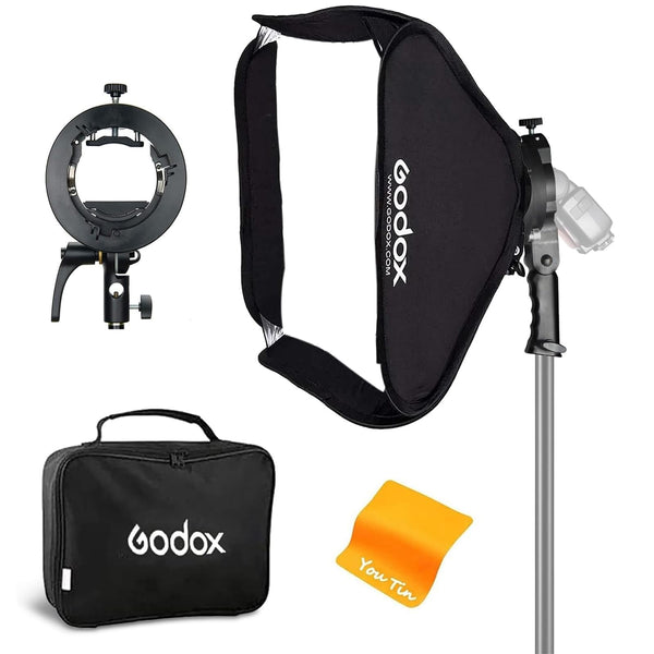 Godox Kit Softbox con Soporte Speedlite S2 (32
