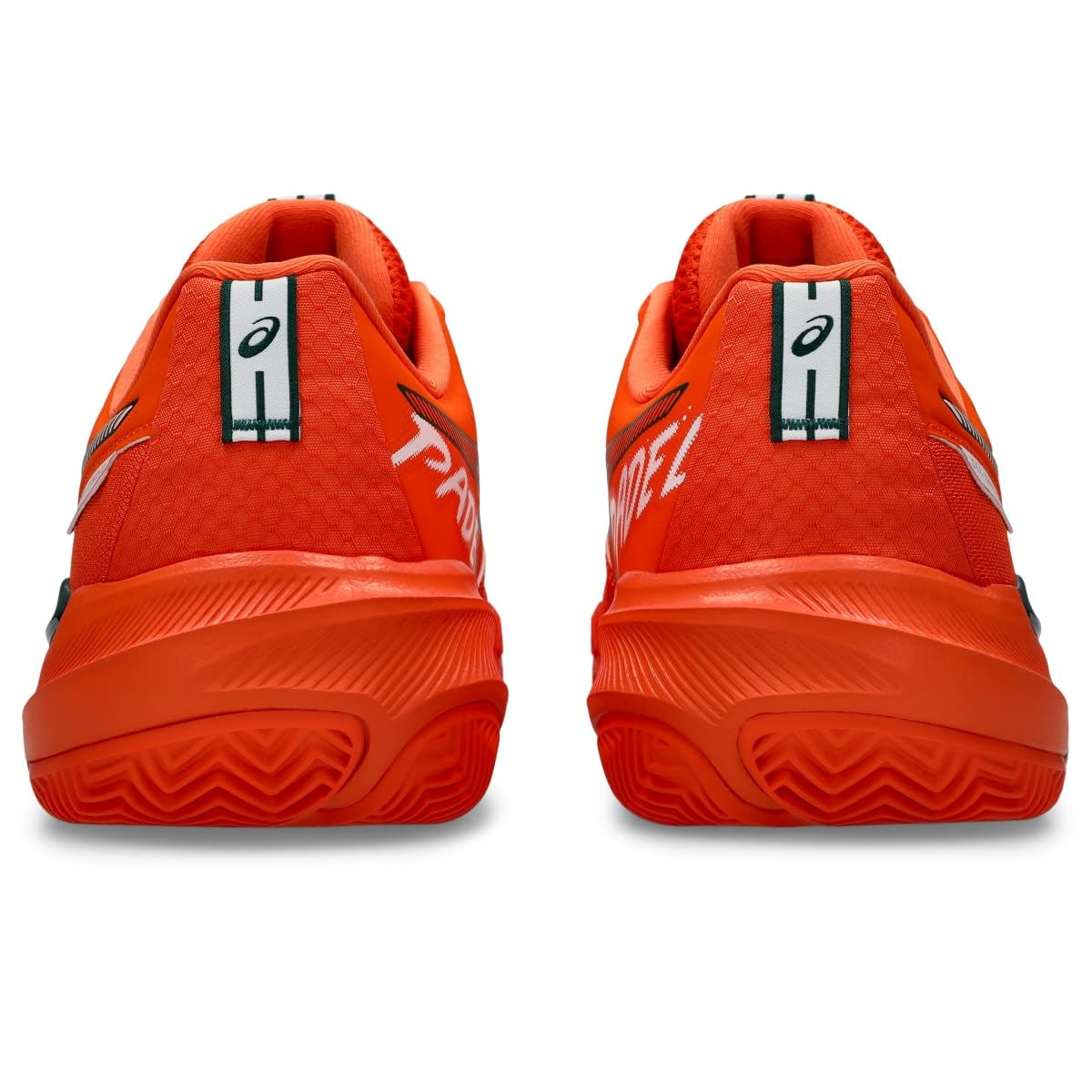 ASICS Men's Gel-Challenger 15 Padel Padel Tennis Shoes, Energy Orange/Jewel Green