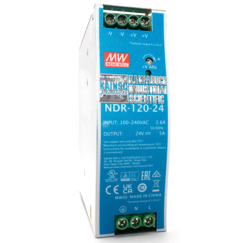 Mean Well Fuente de Alimentación de Carril DIN (24V / 120W)