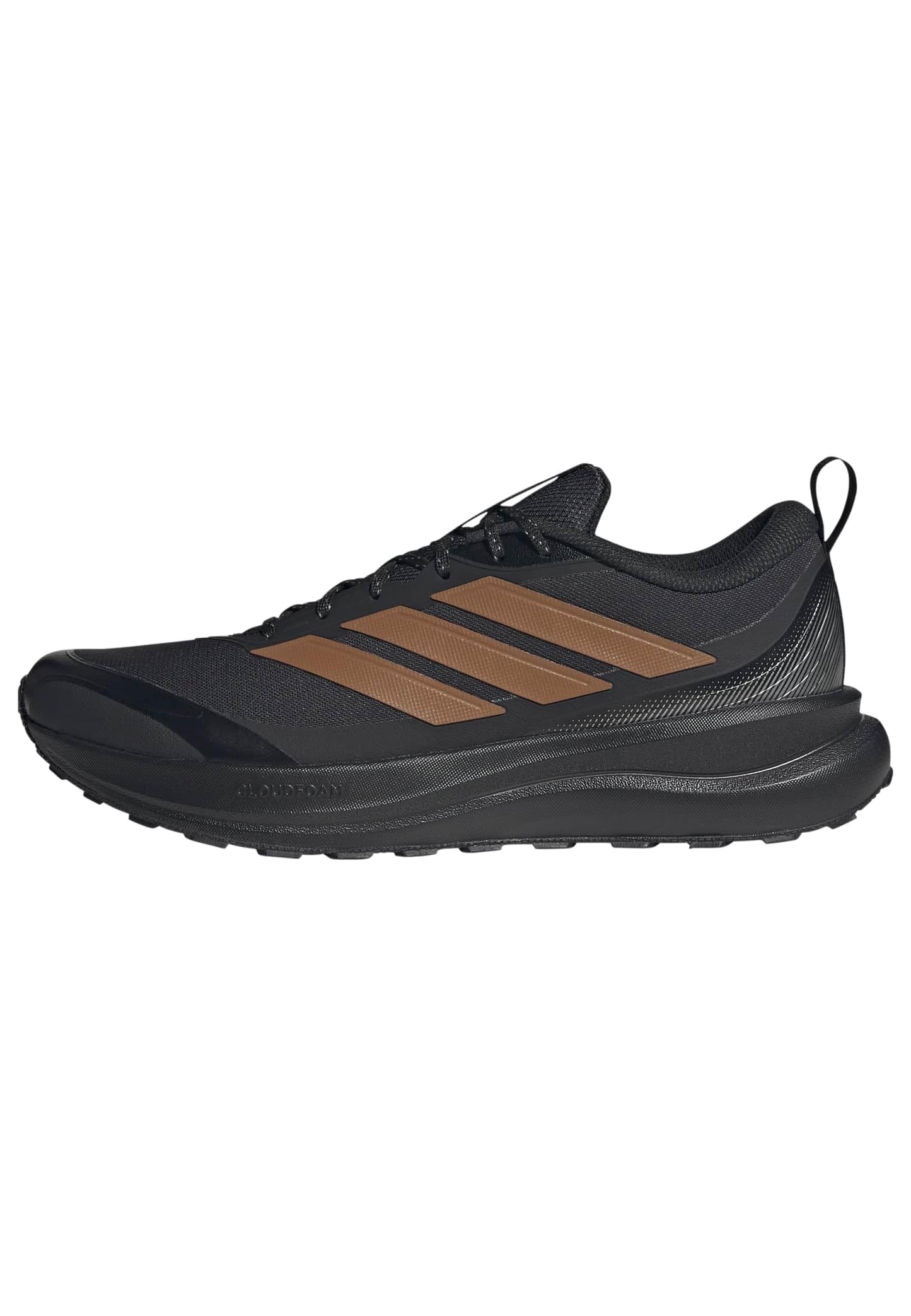 adidas Men's Run Falcon 6 All Terrain, Black/Thermal Gold Metallic/White