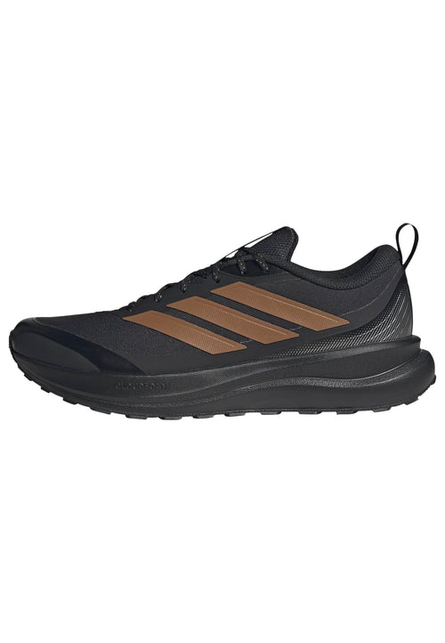 adidas Men's Run Falcon 6 All Terrain, Black/Thermal Gold Metallic/White