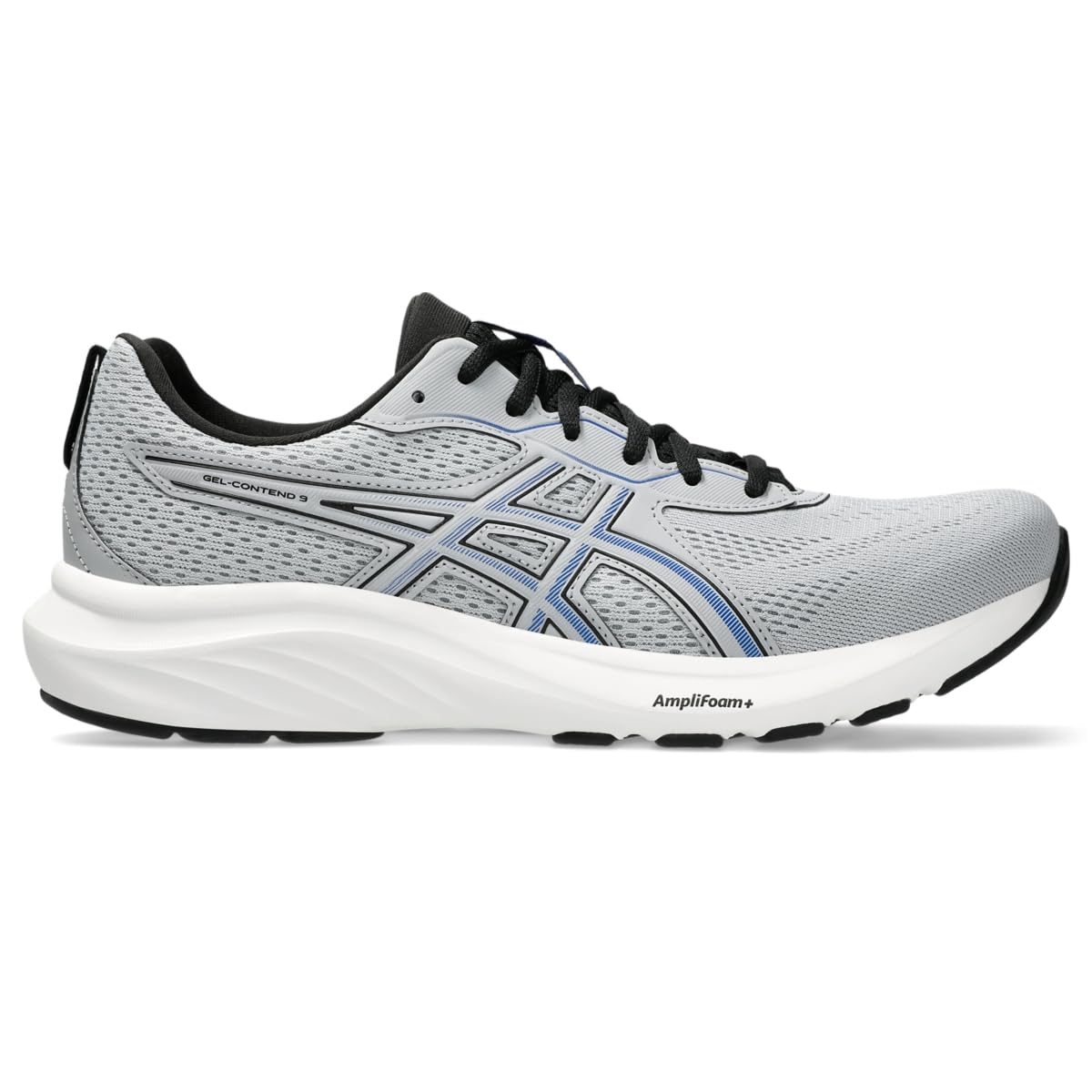 ASICS Men's Gel-Contend 9 Running Shoes, Piedmont Grey/Black