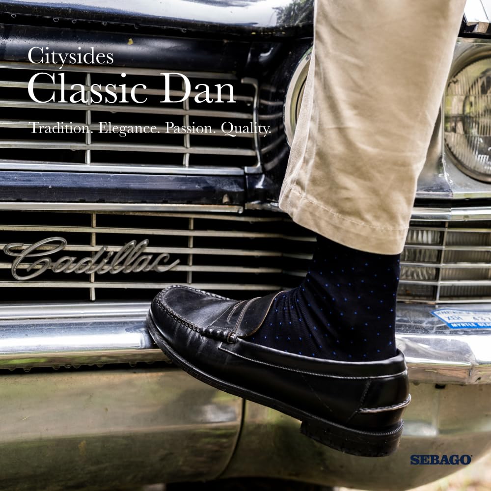 Sebago Men's Classic Dan Loafer Shoes, Black -