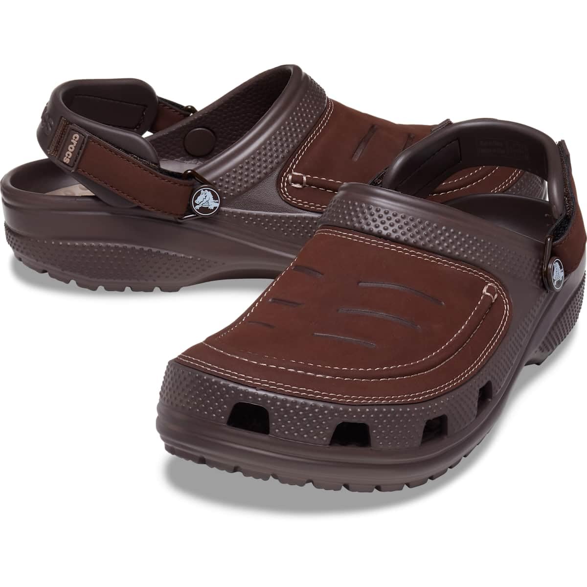 Crocs Men's Yukon Vista II LiteRide Clogs, Espresso/Mushroom