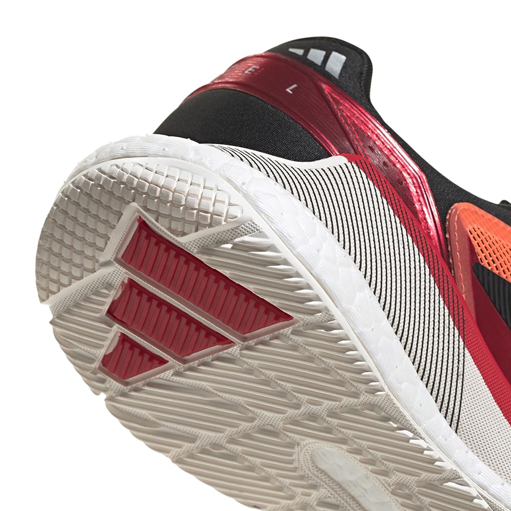 adidas Mens Crazyquick Boost Padel Sneakers Shoes - Orange - Size